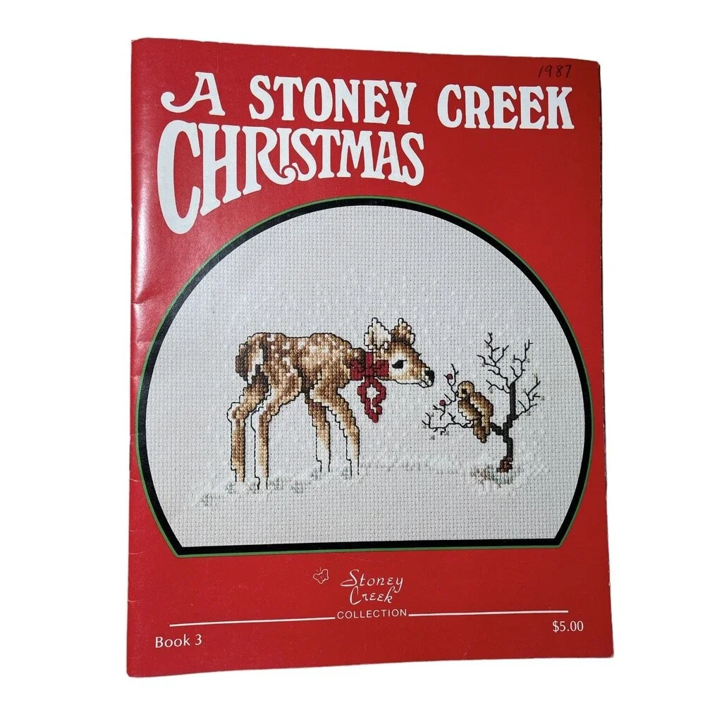 Vintage Cross-stitch book: The Stony Creek Christmas Needlework Book